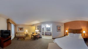 Panoramic View of King Suite at Hampton Inn And Suites Hampton Folsom - Folsom